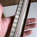 1800s Thos Mills Copper Candy Thermometer
