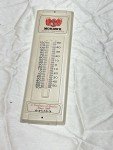Vintage Mohawk Liqueur Beer Metal Thermometer