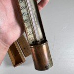 1800s Thos Mills Copper Candy Thermometer