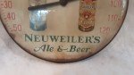 Neuweiler's Ale Vintage Advertising Thermometer