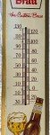 Meister Brau Beer Thermometer Sign - Vintage Metal