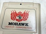 Vintage Mohawk Liqueur Beer Metal Thermometer