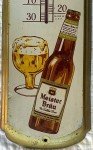 Meister Brau Beer Thermometer Sign - Vintage Metal