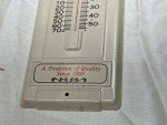 Vintage Mohawk Liqueur Beer Metal Thermometer