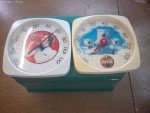 Coca-Cola Vintage Thermometer Pair with Polar Bear