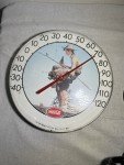 Coca-Cola Vintage Norman Rockwell Thermometer