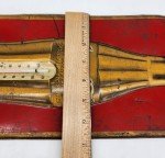 Coca Cola Vintage Metal Embossed Thermometer Sign