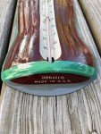 Coca-Cola Vintage Metal Thermometer Bottle Sign 17"x5