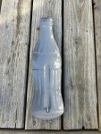 Coca-Cola Vintage Metal Thermometer Bottle Sign 17"x5