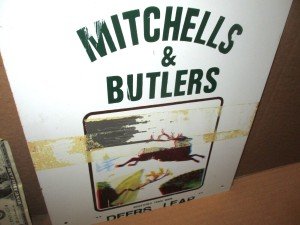 Deers Leap Beer Vintage Thermometer Sign