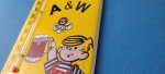 A&W Soda Vintage Thermometer Advertising Sign