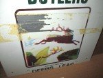 Deers Leap Beer Vintage Thermometer Sign