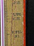 Vintage Wood Advertising Thermometer from Heins & Whelen