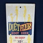 Vintage DIET DAD's Root Beer Thermometer Sign 27