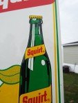 1977 SQUIRT Soda Tin Sign Thermometer