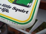 1977 SQUIRT Soda Tin Sign Thermometer