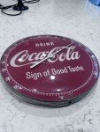 Coca-Cola Vintage Round Thermometer Sign