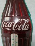Rare Vintage Robertson Coca-Cola Thermometer - Green Lettering