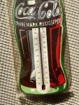 Coca-Cola Bottle Thermometer Vintage Advertising Sign