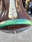Coca-Cola Vintage Tin Bottle Thermometer Sign