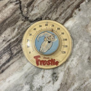 Frostie Root Beer Advertising Thermometer - Vintage