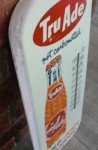 1950s Tru-Ade Soda Tin Advertising Thermometer