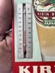 Kirin Beer Antique Thermometer Sign - Tokyo