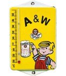 A&W Root Beer Porcelain Thermometer with Dennis the Menace
