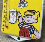 A&W Root Beer Porcelain Thermometer with Dennis the Menace