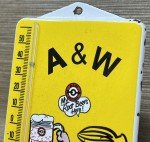 A&W Root Beer Porcelain Thermometer with Dennis the Menace