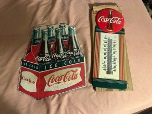 Donasco Coca Cola Vintage Tin Thermometer