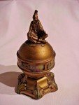 1922 Art Nouveau Desk Thermometer - Native American
