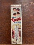 Frostie Root Beer Metal Thermometer Sign 11”