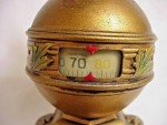 1922 Art Nouveau Desk Thermometer - Native American