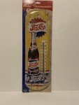 Pepsi Cola Vintage Metal Thermometer - Aged Look