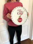 Vintage "Things Go Better With Coke" Thermometer Sign