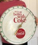 Vintage "Things Go Better With Coke" Thermometer Sign