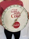Vintage "Things Go Better With Coke" Thermometer Sign
