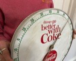 Vintage "Things Go Better With Coke" Thermometer Sign