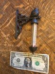 Vintage Cast Iron Outdoor Thermometer