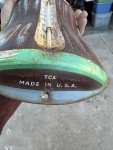 Coca Cola Vintage Tin Bottle Thermometer Sign