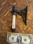 Vintage Cast Iron Outdoor Thermometer