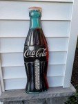 Coca-Cola Vintage Bottle Thermometer Advertising Sign 29