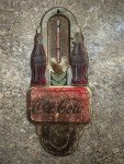 Vintage 1941 Coca Cola Double Bottle Thermometer Sign