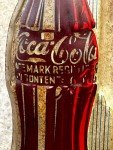 Vintage 1941 Coca Cola Double Bottle Thermometer Sign