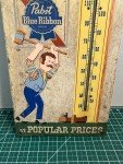 Pabst Blue Ribbon Vintage Beer Thermometer