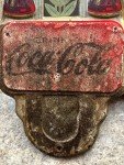 Vintage 1941 Coca Cola Double Bottle Thermometer Sign