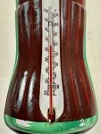 Coca Cola Bottle Tin Thermometer Sign