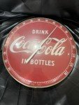 Coca Cola Vintage Thermometer with Glass Face 12