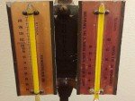Robbins Incubator Vintage Thermometer and Hygrometer
